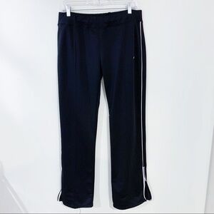 Nike Fit Dry Black Ankle Zip Workout Pants Size Large